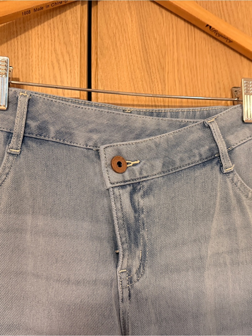 HALARA Light Blue High-Rise Wide Leg Jeans, MP - Picture 6 of 8